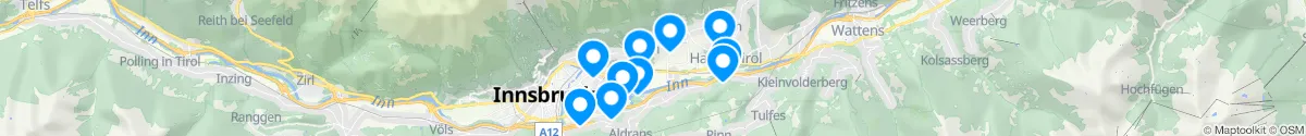 Kartenansicht für Apotheken-Notdienste in der Nähe von Rum (Innsbruck  (Land), Tirol)
